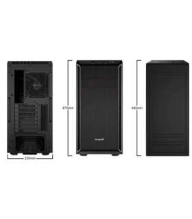 be quiet! Pure Base 600 Midi Tower Black, Silver