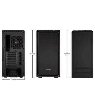 be quiet! Pure Base 600 Midi Tower Black