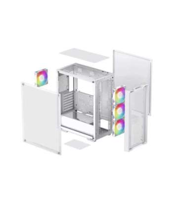 DeepCool CC560 MESH V2 WH Midi Tower White