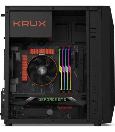 KRUX Astro Cube Black Computer Case