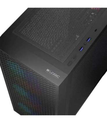 Logic DART PRO ARGB MIDI USB-C PC Case Black