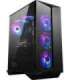 MSI MPG GUNGNIR 110R Mid Tower Gaming Computer Case Black, USB 3.2 Gen2 Type C, 4x 120mm ARGB Fan, Mystic Light Sync, 1