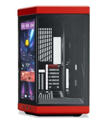 HYTE Y70 Touch Infinite Midi Tower Black, Cherry colour