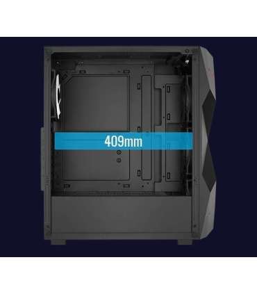 PC Case Aerocool PGS Volcan-G-BK-V1