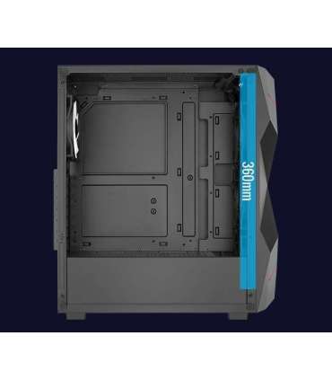 PC Case Aerocool PGS Volcan-G-BK-V1