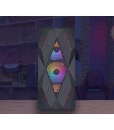 PC Case Aerocool PGS Volcan-G-BK-V1