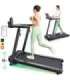 Treadmill with built-in work and exercise desk UREVO Foldi 3S