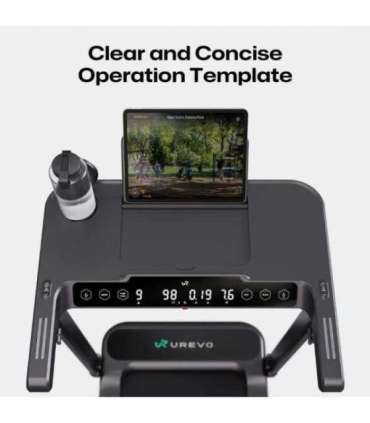 Treadmill with built-in work and exercise desk UREVO Foldi 3S