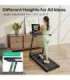 Treadmill with built-in work and exercise desk UREVO Foldi 3S