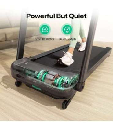 Treadmill with built-in work and exercise desk UREVO Foldi 3S