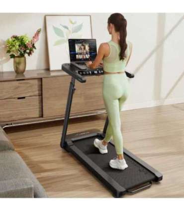 Treadmill with built-in work and exercise desk UREVO Foldi 3S