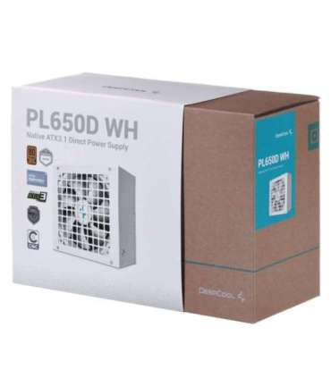 DeepCool PL650D power supply unit 650 W 20+4 pin ATX ATX White