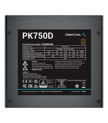 DeepCool PK750D power supply unit 750 W 20+4 pin ATX Black