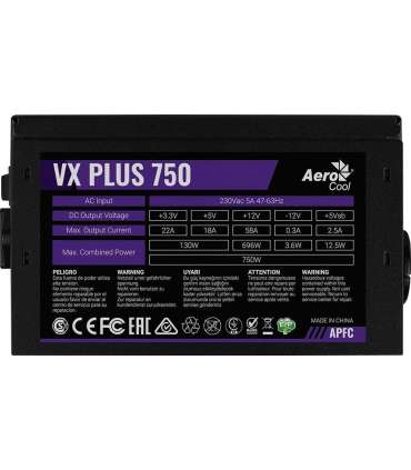 POWER SUPPLY AEROCOOL PGS VX-750PLUS 750W 80+ BOX