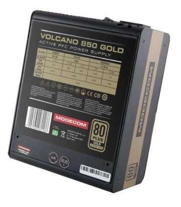 Modecom Volcano 850 Gold power supply unit 850 W ATX Black