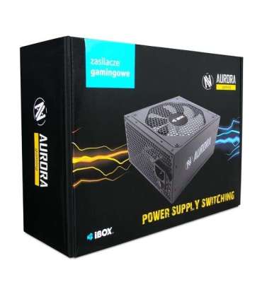 Power Supply IBOX AURORA 500W 14 CM FAN ZIA500W14CMBOX