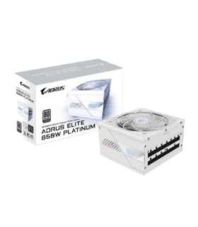 GIGABYTE AORUS ELITE P850W ICE Power Supply - PCIe 5.0, 80 PLUS Platinum, Fully Modular Design, 120mm Fan, ATX 3.0
