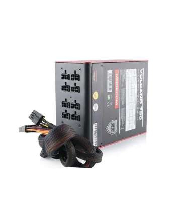 Modecom Volcano power supply unit 750 W 20+4 pin ATX ATX Black, Red