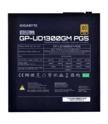 GIGABYTE UD1300GM PG5 power supply unit 1300 W 20+4 pin ATX ATX Black