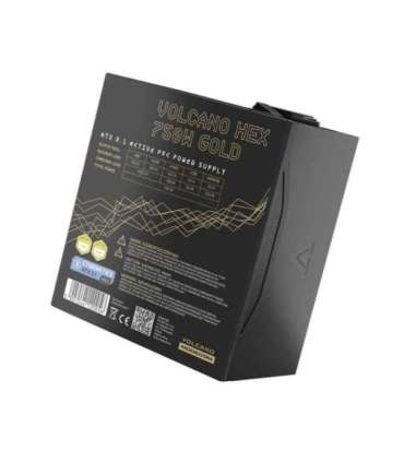 MODECOM Power Supply VOLCANO HEX GOLD 750W ATX3.1