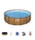 Bestway 56725 Power Steel Swim Vista Series Pool Set