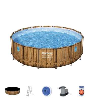 Bestway 56725 Power Steel Swim Vista Series Pool Set
