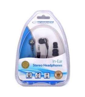 Esperanza EH125 headphones/headset In-ear Black,Graphite