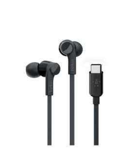 Belkin ROCKSTAR Headphones Wired In-ear Calls/Music USB Type-C Black