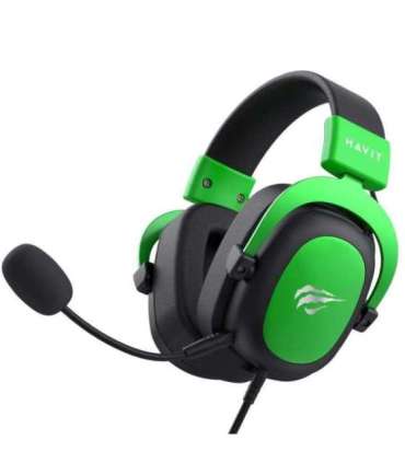 Havit H2002d Headset Wired Head-band Gaming Black, Green