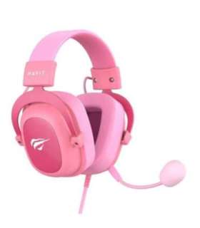 Havit H2002d Headset Wired Head-band Gaming Pink