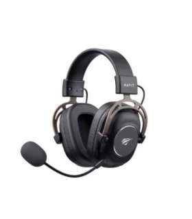 Havit H2002YG - 2.4G gaming headphones (black and ochre)