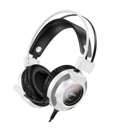 Hoco W110 Resource Gaming Headset Wired USB+ Jack 3.5 In-Ear White