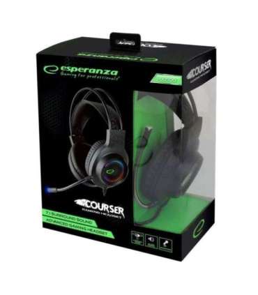 Esperanza EGH7100 Headphones with microphone Headband Black