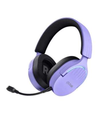 Trust GXT 491P FAYZO Headset Wired & Wireless Head-band Gaming USB Type-A Bluetooth Black, Purple