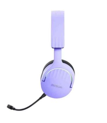Trust GXT 491P FAYZO Headset Wired & Wireless Head-band Gaming USB Type-A Bluetooth Black, Purple