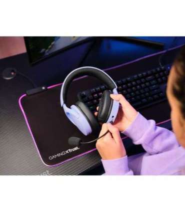 Trust GXT 491P FAYZO Headset Wired & Wireless Head-band Gaming USB Type-A Bluetooth Black, Purple