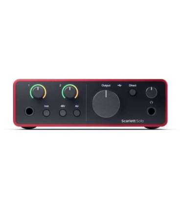 Focusrite Scarlett Solo 4th Gen - 2-channel audio interface