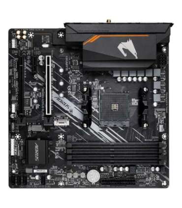 GIGABYTE B550M AORUS ELITE AX Motherboard - AMD Ryzen 5000 CPUs, 5+3 Phases VRM, up to 4733MHz DDR4, 1xPCIe 4.0 + 1xPCIe