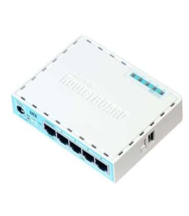 Mikrotik RB750GR3 wired router Gigabit Ethernet Turquoise, White