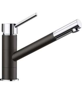 Mixer taps BLANCO  KANO Black/chrome HD