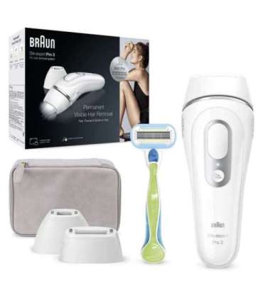 Braun Silk-expert Pro Silk expert Pro 3 PL3133 Intense pulsed light (IPL) Silver, White