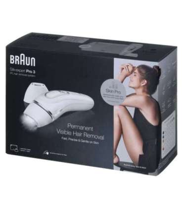 Braun Silk-expert Pro Silk expert Pro 3 PL3133 Intense pulsed light (IPL) Silver, White