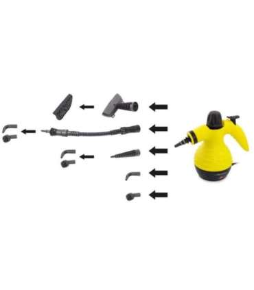 Esperanza EHS001 Steam cleaner 0.35L Black, Yellow 900W