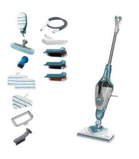 Black & Decker BHSM1610DSM Portable steam cleaner 0.5 L 1600 W Aqua colour, White