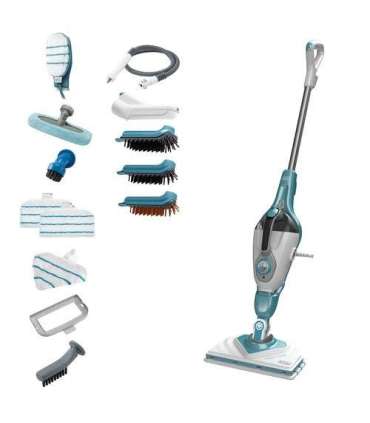 Black & Decker BHSM1610DSM Portable steam cleaner 0.5 L 1600 W Aqua colour, White