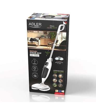 Adler AD 7052 Rotary Steam Mop White