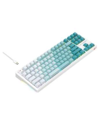 Havit KB901L - gaming keyboard (white and green)