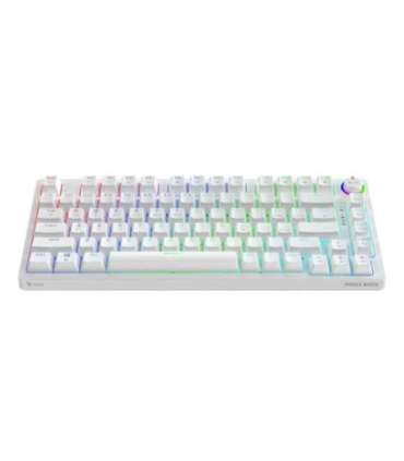 SAVIO PHENIX WHITE Wireless Mechanical Keyboard, Gateron Red Pro, ABS
