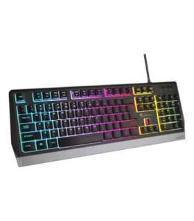 GENESIS Rhod 300 RGB keyboard Gaming USB QWERTY English Black