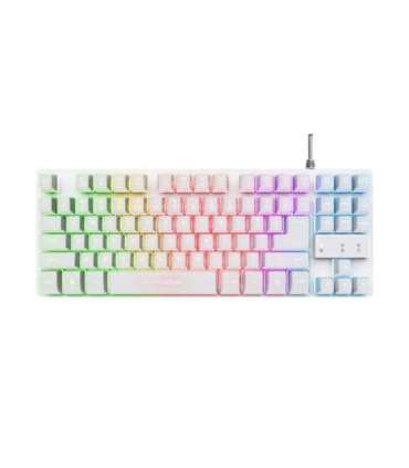 Trust GXT 833W THADO TKL US - gaming keyboard, white